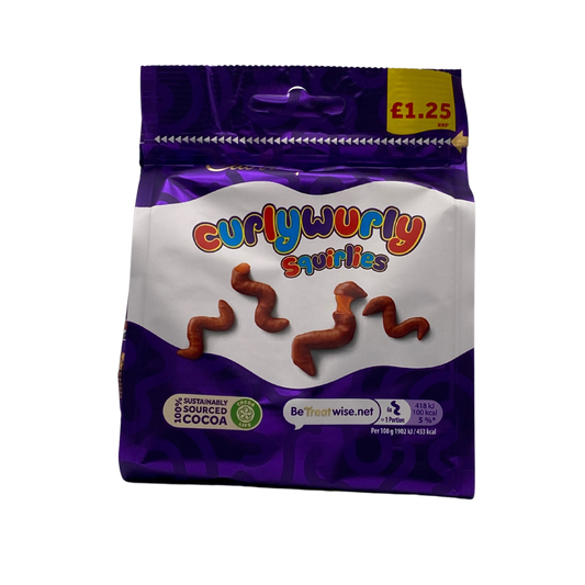 Cadbury CurlyWurly Squirlies  (United Kingdom)